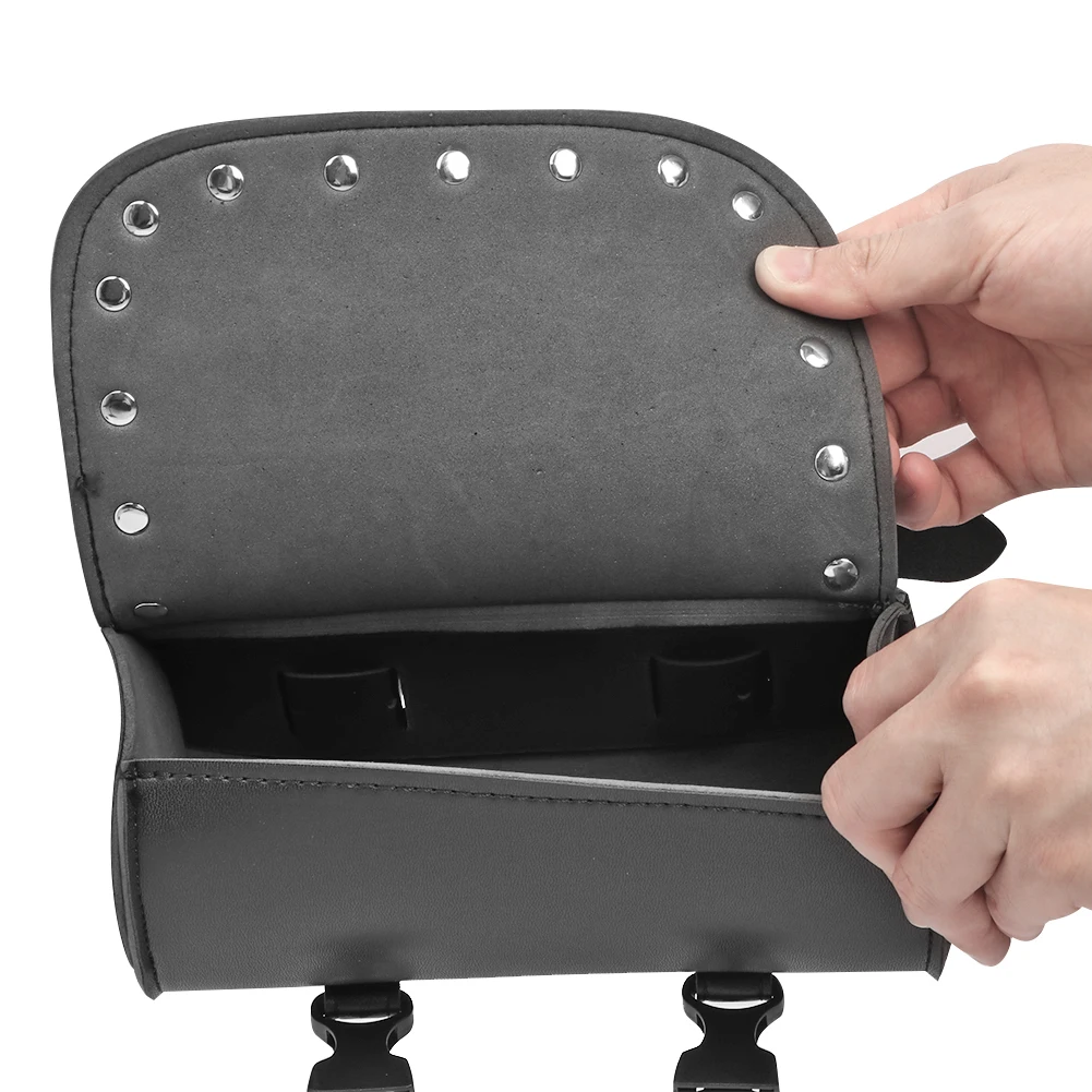 Motorcycle Universal Fork Bag Leather Saddlebags Tool Bag Storage Pouch Waterproof for Harley Sportster XL Softail Honda Yamaha
Motorcycle Universal Fork Bag Leather Saddlebags Tool Bag Storage Pouch Waterproof for Harley Sportster XL Softail Honda Yamaha