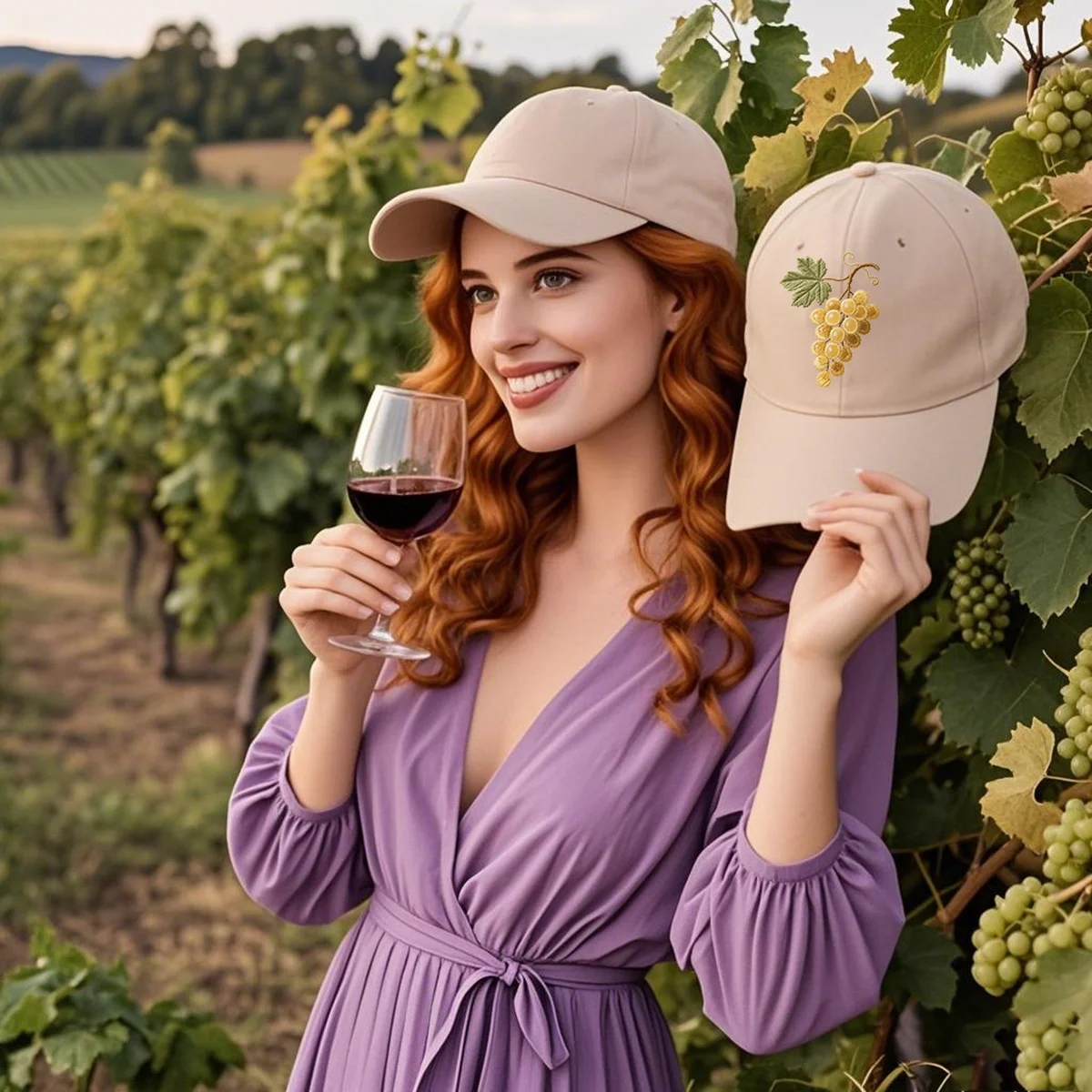 Unisex Spring-Autumn Yellow Grapes UV-Protective Embroidered Letters Cap - Outdoor Sun Hat for Trendy Casual Wear
Unisex Spring-Autumn Yellow Grapes UV-Protective Embroidered Letters Cap - Outdoor Sun Hat for Trendy Casual Wear