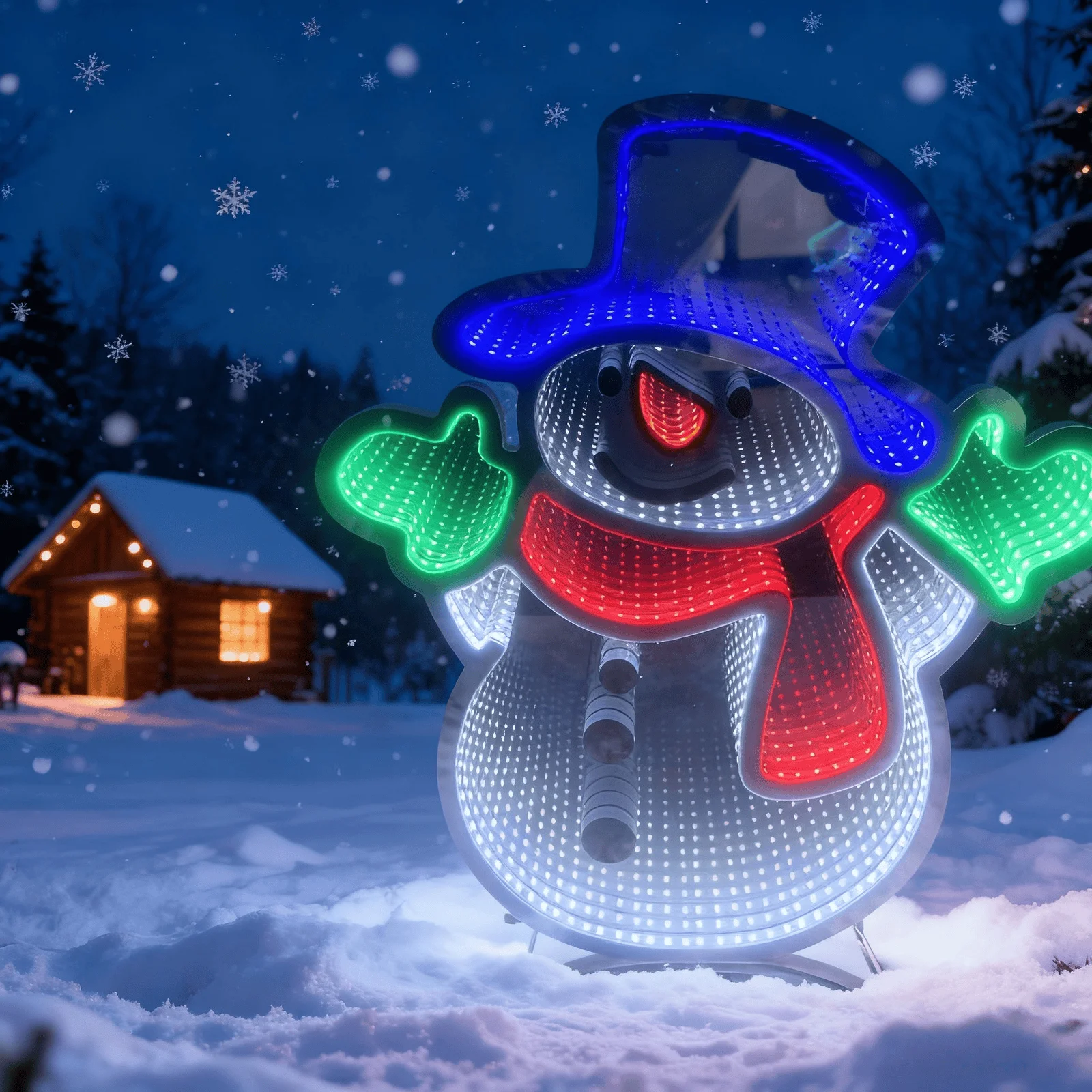 Christmas Snowman Neon Sign with Mirror, LED Light Up Snowman with Stand, USB Powered Neon Light for Christmas Party Home Decor
Christmas Snowman Neon Sign with Mirror, LED Light Up Snowman with Stand, USB Powered Neon Light for Christmas Party Home Decor