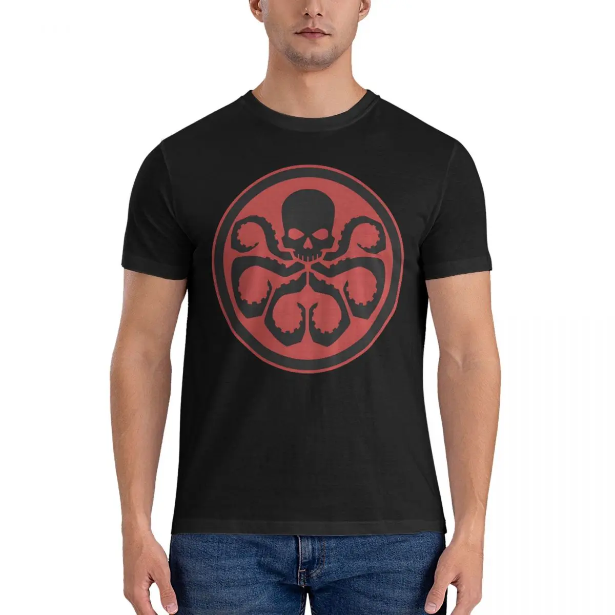 Hydra Symbol (Red) T-Shirts Men Marvel The Avengers Vintage 100% Cotton Tees Crewneck Short Sleeve T Shirt Gift Idea Clothes
Hydra Symbol (Red) T-Shirts Men Marvel The Avengers Vintage 100% Cotton Tees Crewneck Short Sleeve T Shirt Gift Idea Clothes
