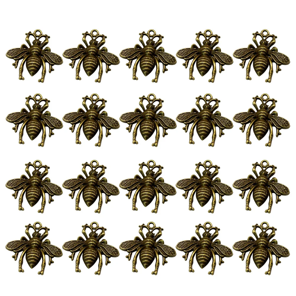 20 Pcs Alloy Bee Pendant DIY Charms Silver Jewelry Making Pendants Necklace Bracelet Craft Accessories
20 Pcs Alloy Bee Pendant DIY Charms Silver Jewelry Making Pendants Necklace Bracelet Craft Accessories