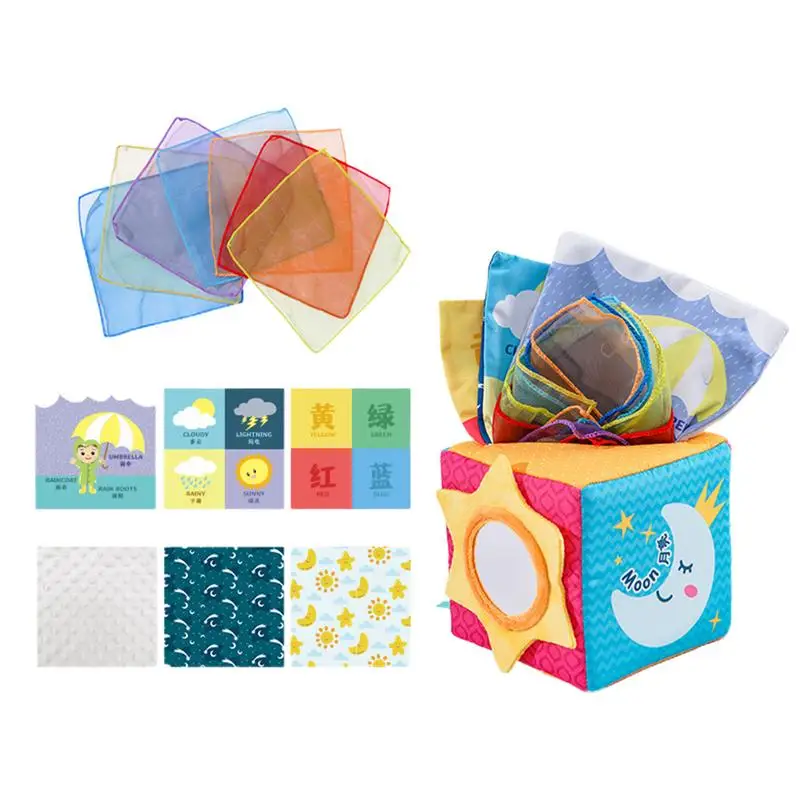 Tissue Box Toy For Kids Soft Stuffed Contrast Crinkle Sensory Toys Early Development Activities For Kids Ages 0-2 Educational To
Tissue Box Toy For Kids Soft Stuffed Contrast Crinkle Sensory Toys Early Development Activities For Kids Ages 0-2 Educational To