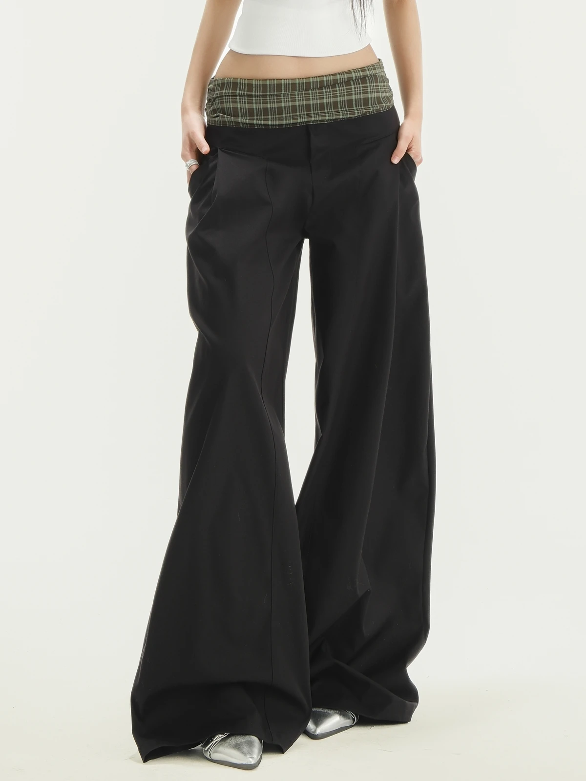 ZHISILAO New Patchwork Wide Leg Pants Women Casual Baggy Loose Floor Length Denim Pants Steetwear Spring Summer 2025
ZHISILAO New Patchwork Wide Leg Pants Women Casual Baggy Loose Floor Length Denim Pants Steetwear Spring Summer 2025