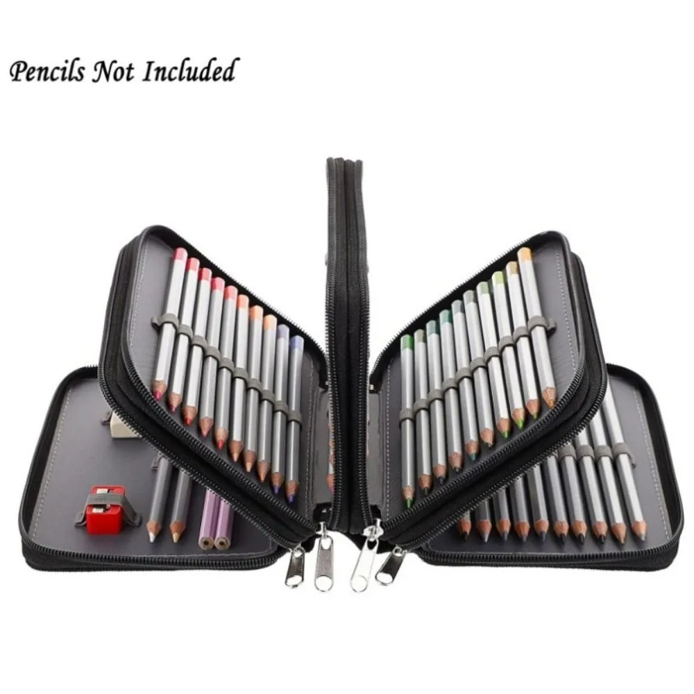 4 Layers Colored Pencil Bag 72 Holes Square School Stationery Bag Solid Color Large Capacity Pen Pouch Office Accessories
4 Layers Colored Pencil Bag 72 Holes Square School Stationery Bag Solid Color Large Capacity Pen Pouch Office Accessories