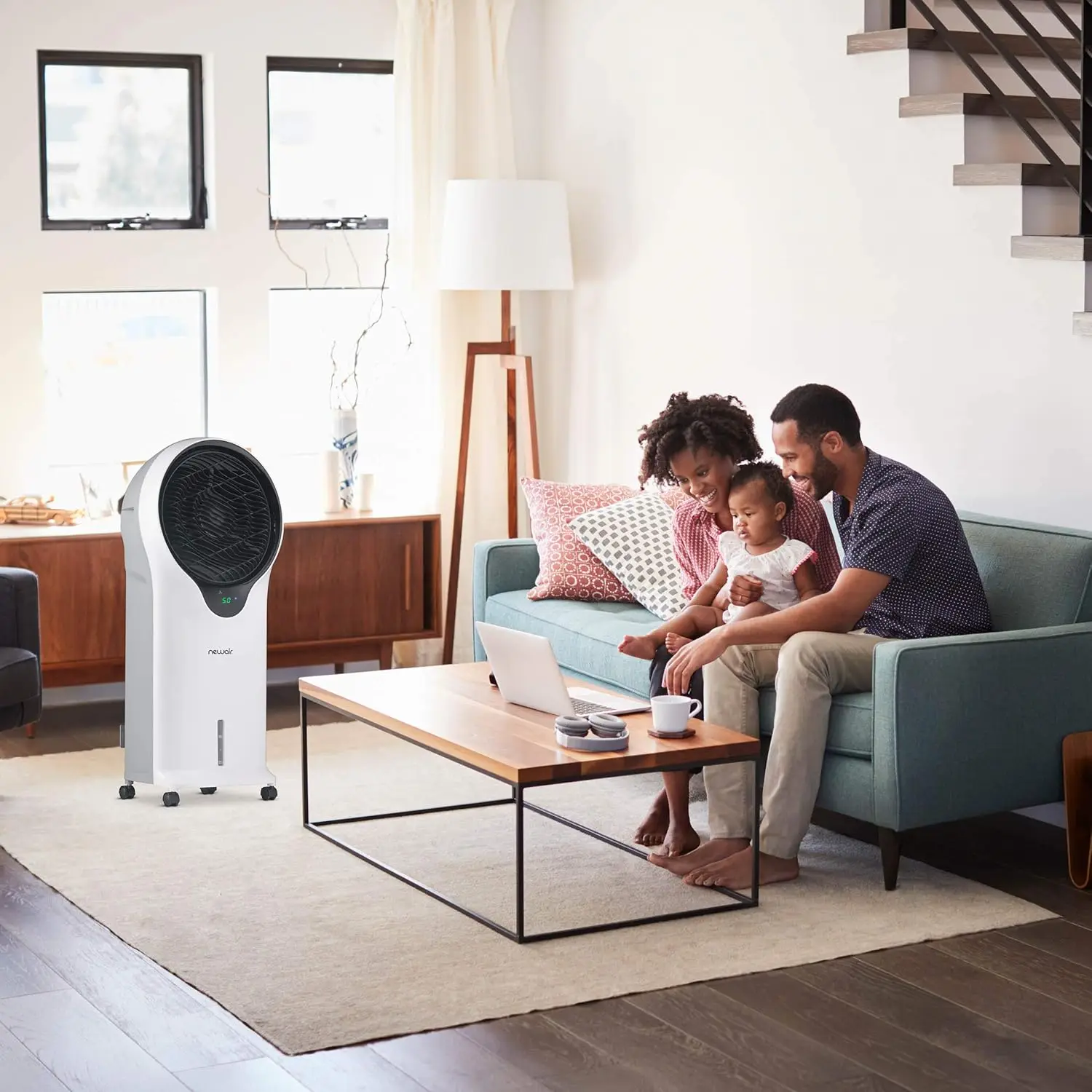 Evaporative Air Cooler | AC Portable Air Conditioner Alternative with 470 CFM Airflow | Room Cooling Fan for Bedroom, Garage & I
Evaporative Air Cooler | AC Portable Air Conditioner Alternative with 470 CFM Airflow | Room Cooling Fan for Bedroom, Garage & I