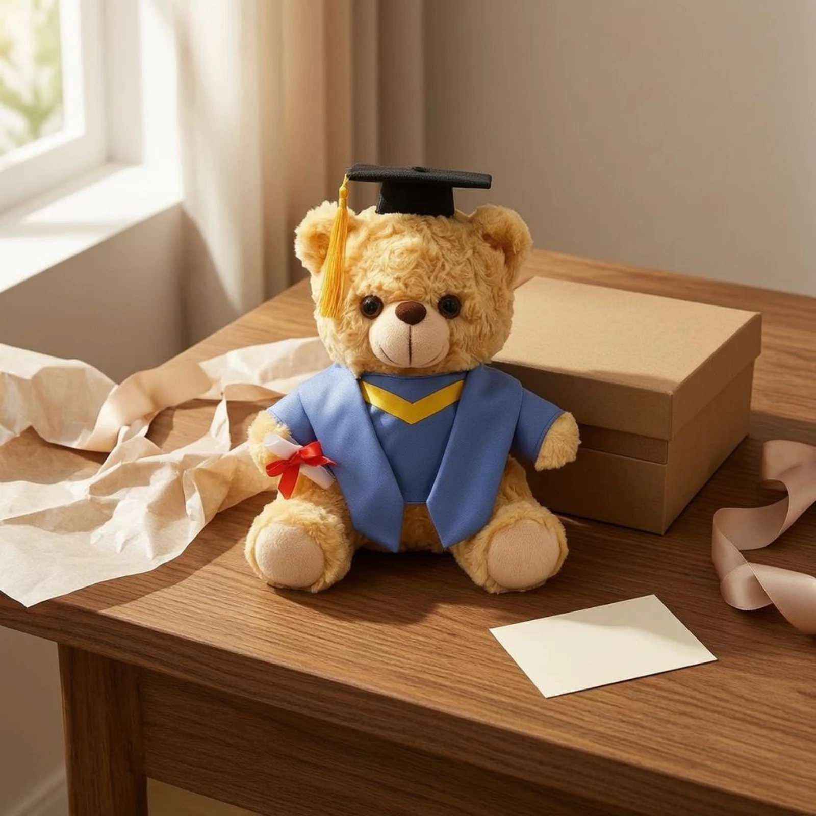 Graduation Teddy Bear Yellow Tassel Graduation Bear Doll Soft Toy Seated Pose
Graduation Teddy Bear Yellow Tassel Graduation Bear Doll Soft Toy Seated Pose