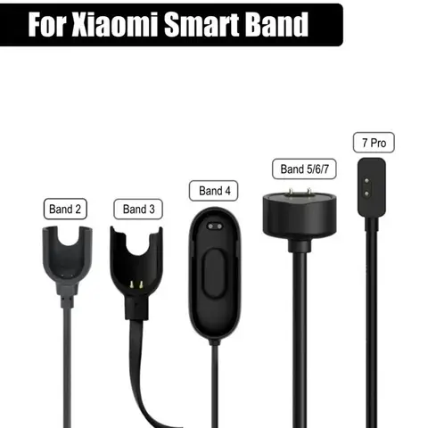 Magnetic Charger For Xiaomi Mi Band 7 Pro 6 5 4 3 USB Charging Cable For MiBand 2 Charging Cable Wire For Smart Bracelet Charger
