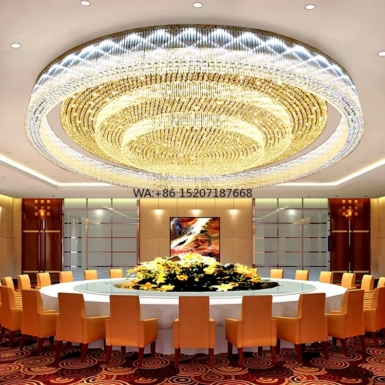 Large Luxury Iron Acrylic LED Crystal Super Bright Golden Staircase Dining Hall Switch Remote
Large Luxury Iron Acrylic LED Crystal Super Bright Golden Staircase Dining Hall Switch Remote