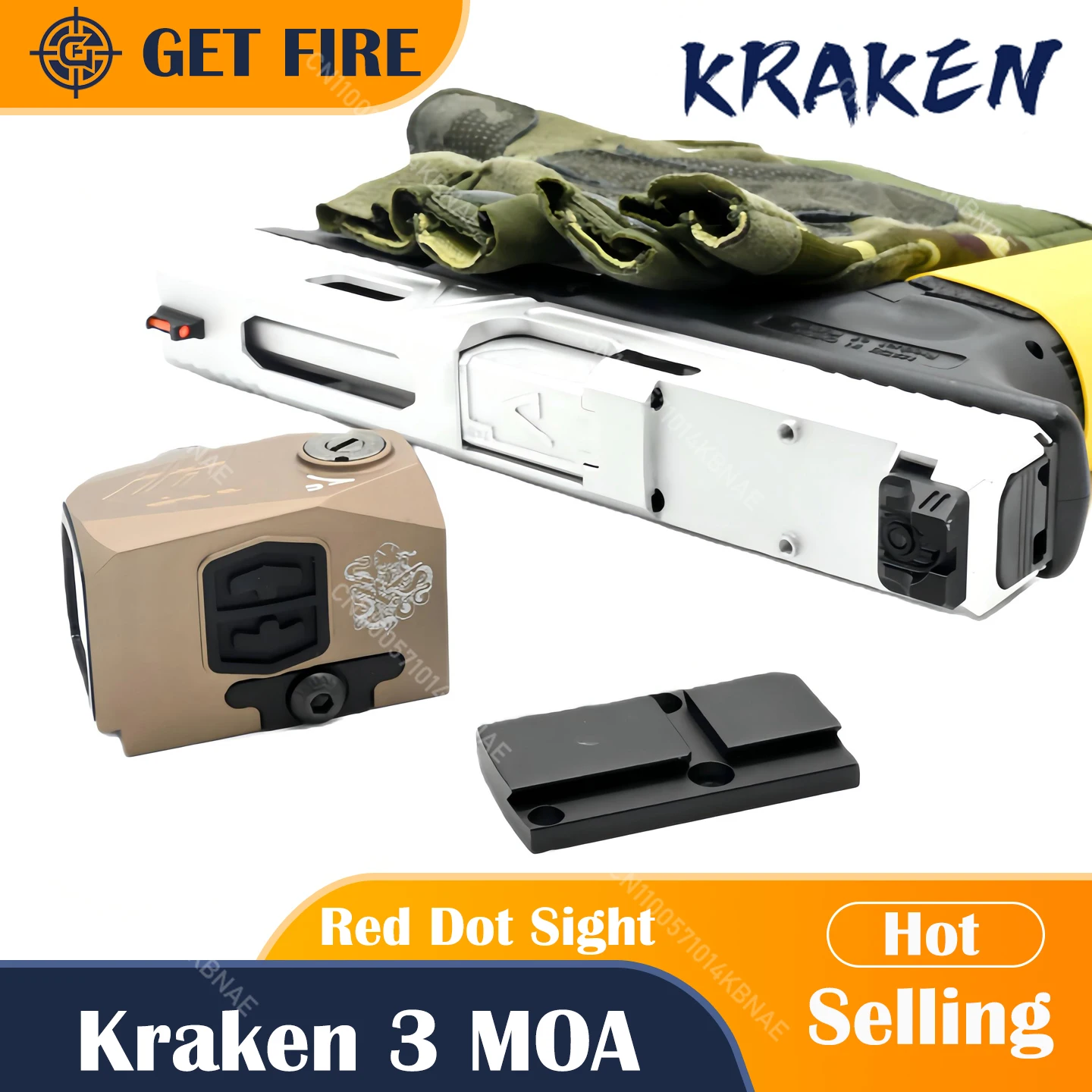 Swamp Optics Kraken 3 MOA Red Dot Reflex Sight Compact Hunting Motion Sensing Fit for Airsoft Pistol Glock Rifle Tactical Scope
Swamp Optics Kraken 3 MOA Red Dot Reflex Sight Compact Hunting Motion Sensing Fit for Airsoft Pistol Glock Rifle Tactical Scope