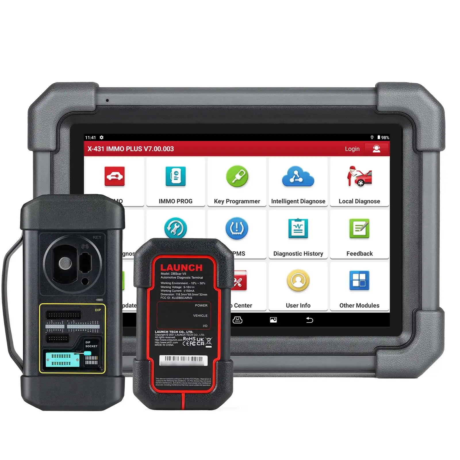 LAUNCH X431 IMMO Plus With Xprog4 3-in-1 Immobilizer + ECU Cloning + Diagnostics Tools Key Programmer
LAUNCH X431 IMMO Plus With Xprog4 3-in-1 Immobilizer + ECU Cloning + Diagnostics Tools Key Programmer