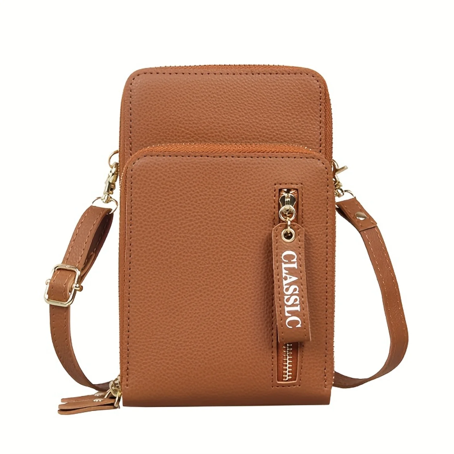 Solid color vertical cell phone bag ladies Korean fashion large capacity zipper multifunctional shoulder crossbody bag
Solid color vertical cell phone bag ladies Korean fashion large capacity zipper multifunctional shoulder crossbody bag