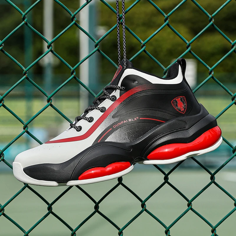 New Style Men Basketball Shoes Shock-Absorbant High-top Sneakers Non Slip Women Basketball Sneakers Comfortable Outdoor Trainers
New Style Men Basketball Shoes Shock-Absorbant High-top Sneakers Non Slip Women Basketball Sneakers Comfortable Outdoor Trainers