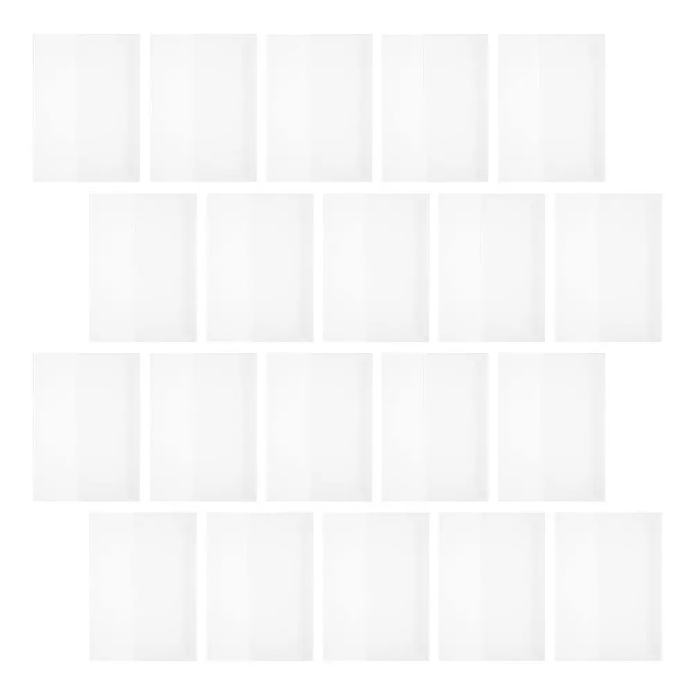 20Pcs Transparent Plastic Book Covers Waterproof for School Book Covers Textbooks Plastic File Folders
20Pcs Transparent Plastic Book Covers Waterproof for School Book Covers Textbooks Plastic File Folders