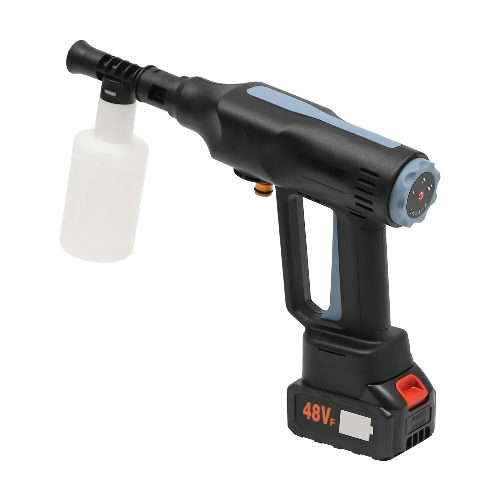 Cordless Pressure Washer, 6-in-1 Nozzle, 15000mAh Battery, Adjustable Speed, IPX7 Waterproof, Self-Priming for Cars and Outdoor
Cordless Pressure Washer, 6-in-1 Nozzle, 15000mAh Battery, Adjustable Speed, IPX7 Waterproof, Self-Priming for Cars and Outdoor