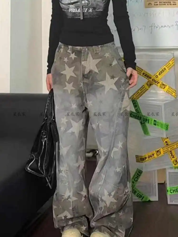 Women Blue Y2k Baggy Jeans Harajuku Vintage Boyfriend Bent Knife Denim Trouser Japanese 2000s Style Jeans Pants Oversize Clothes
Women Blue Y2k Baggy Jeans Harajuku Vintage Boyfriend Bent Knife Denim Trouser Japanese 2000s Style Jeans Pants Oversize Clothes