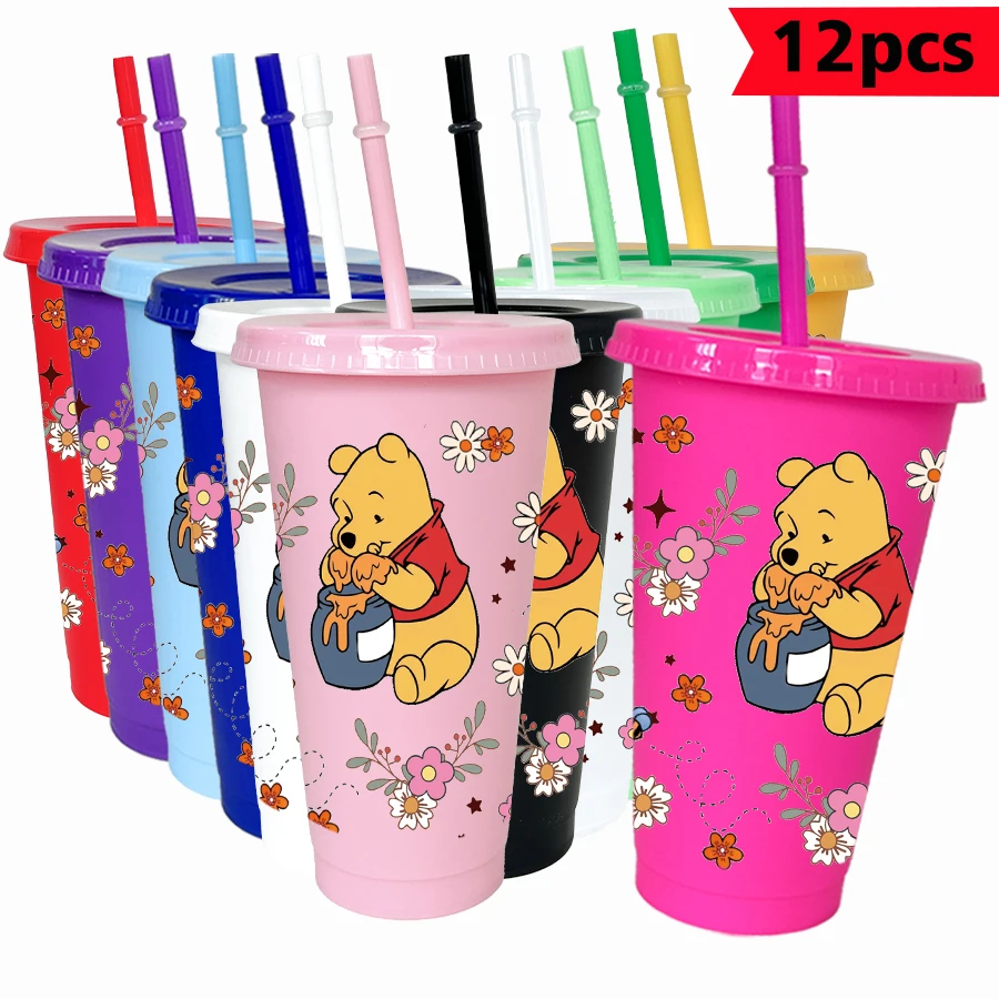 12Pcs/pack Disney Winnie the Pooh Honeypot 26oz Colored Plastic Tumbler Birthday Party Drinking Utensils Juice Coffee Mug
12Pcs/pack Disney Winnie the Pooh Honeypot 26oz Colored Plastic Tumbler Birthday Party Drinking Utensils Juice Coffee Mug