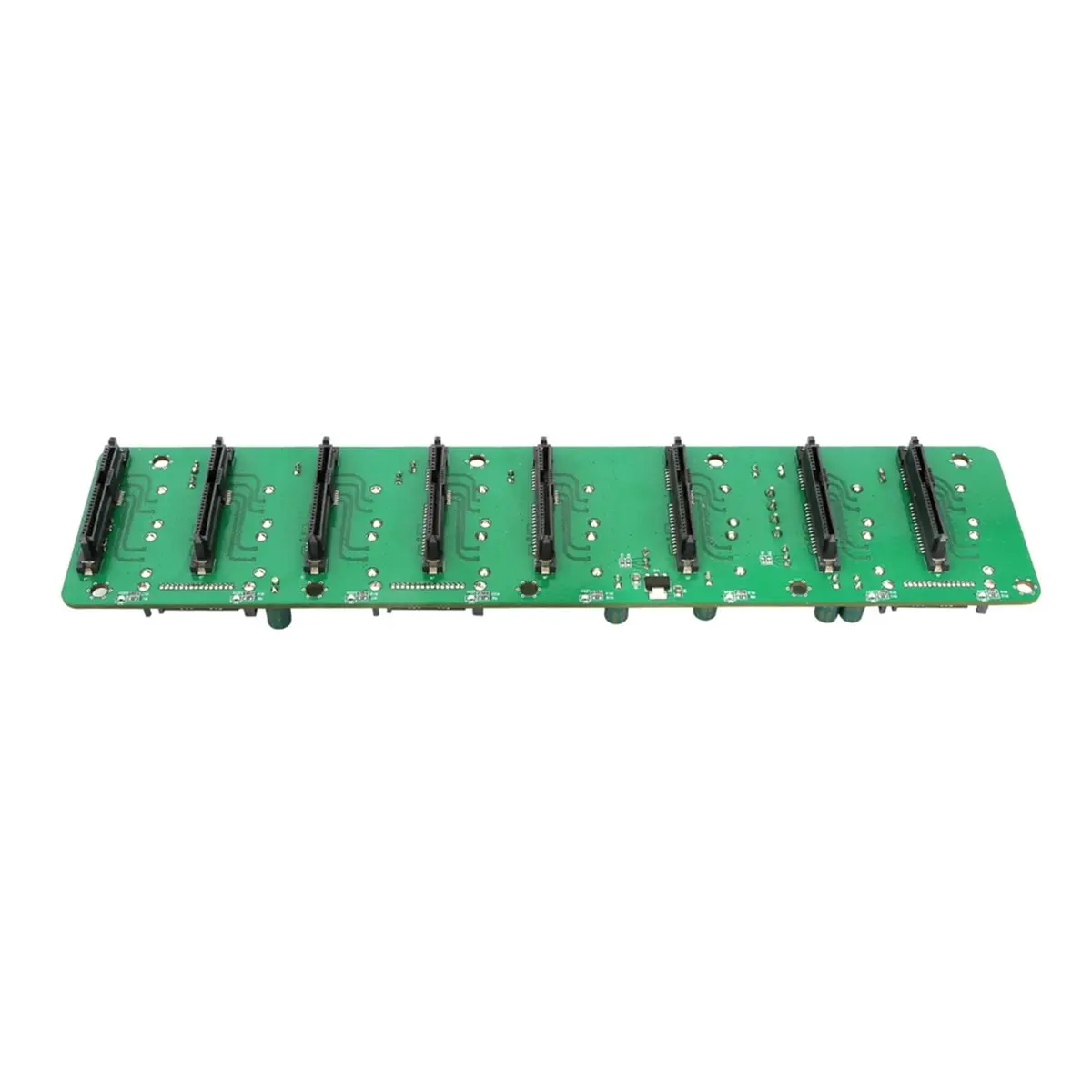 Плата расширения для жестких дисков Homegood PC Server Backplane, 8xU.2 SFF 8639 SAS, 29-контактный разъем для Molex, 4-контактный разъем для питания SATA
Плата расширения для жестких дисков Homegood PC Server Backplane, 8xU.2 SFF 8639 SAS, 29-контактный разъем для Molex, 4-контактный разъем для питания SATA