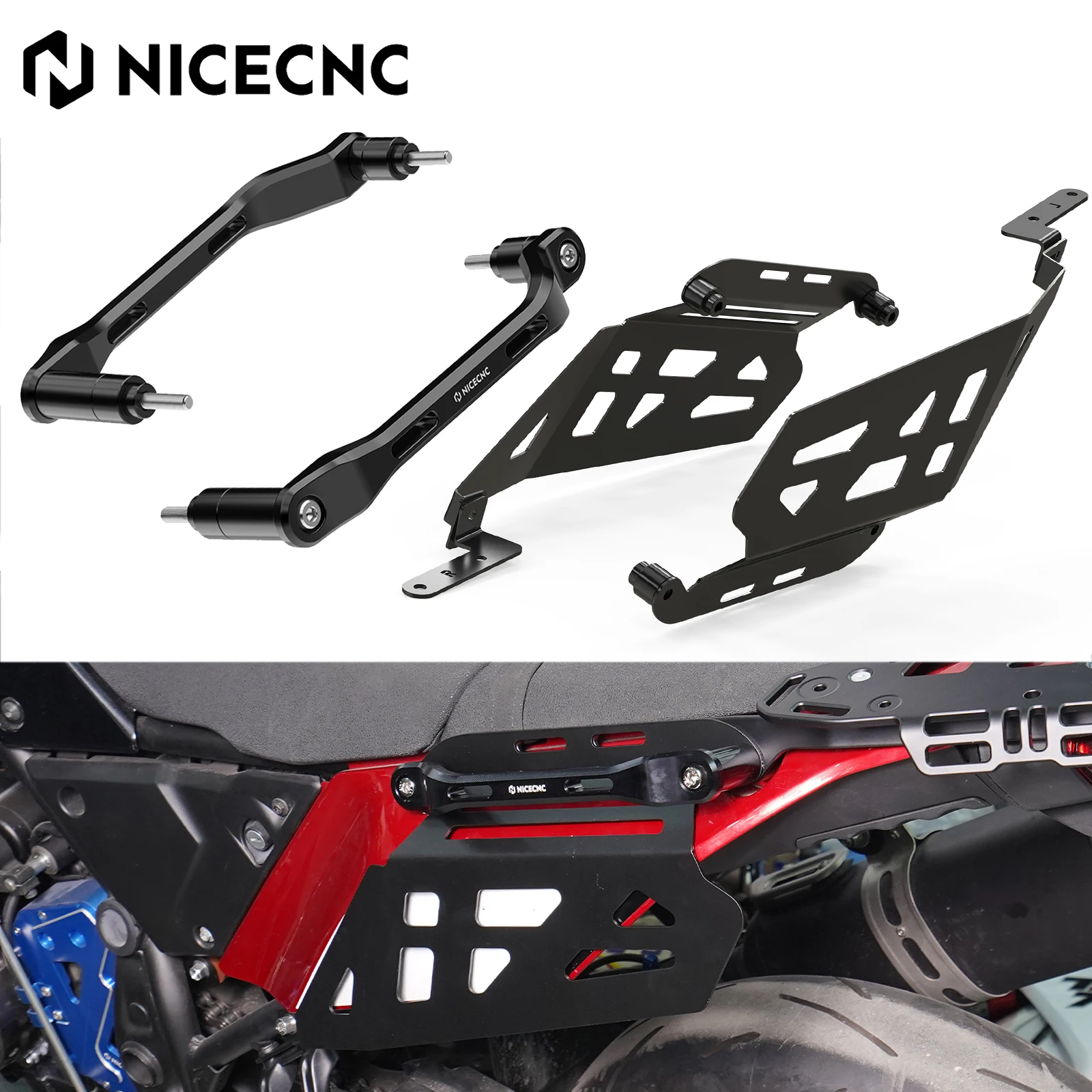 For Yamaha Tenere 700 XTZ700 XTZ07 2019-2024 Passenger Rear Grab Handle Seat Handle Grab Bar Rail Side Luggage Cargo Rack Case
For Yamaha Tenere 700 XTZ700 XTZ07 2019-2024 Passenger Rear Grab Handle Seat Handle Grab Bar Rail Side Luggage Cargo Rack Case