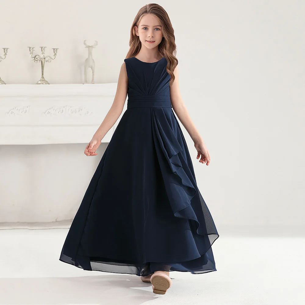Kids Girls Party Dresses Formal Evening Dress Children Piano Performance Gown Elegant Sleeveless Chiffon Fancy Princess Dress
Kids Girls Party Dresses Formal Evening Dress Children Piano Performance Gown Elegant Sleeveless Chiffon Fancy Princess Dress