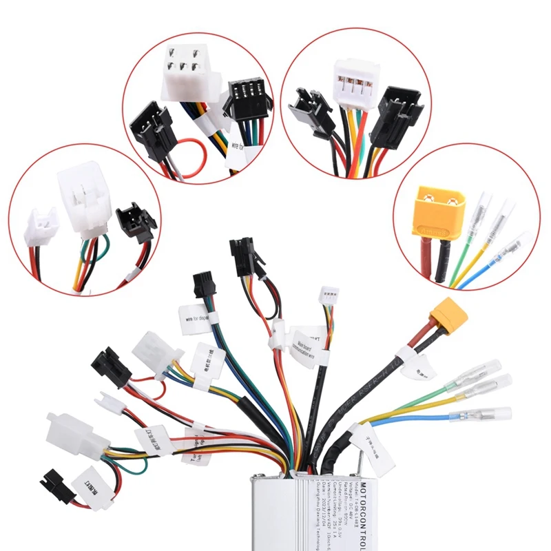 ABOT Premium Electric Scooter Controller, 48V 800W Electric Scooter Controller Double Drive Electric Bicycle Speed Control 
ABOT Premium Electric Scooter Controller, 48V 800W Electric Scooter Controller Double Drive Electric Bicycle Speed Control