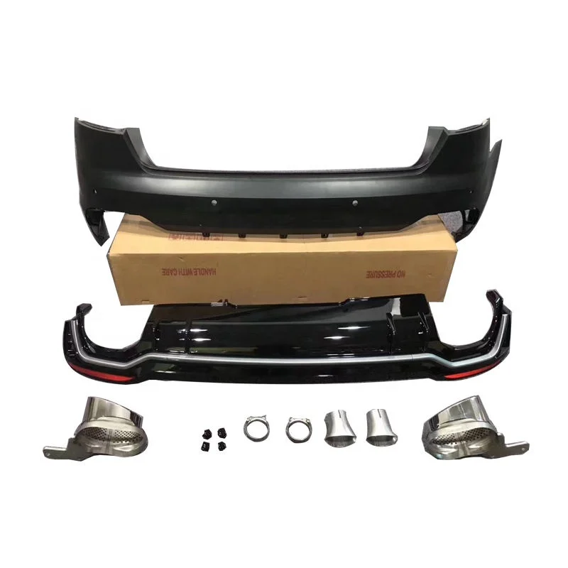 RS4 Bodikits For A4 S4 B9 Rear Bumper With Diffuser For A4 S4 B9 2017 2018 2019
RS4 Bodikits For A4 S4 B9 Rear Bumper With Diffuser For A4 S4 B9 2017 2018 2019
