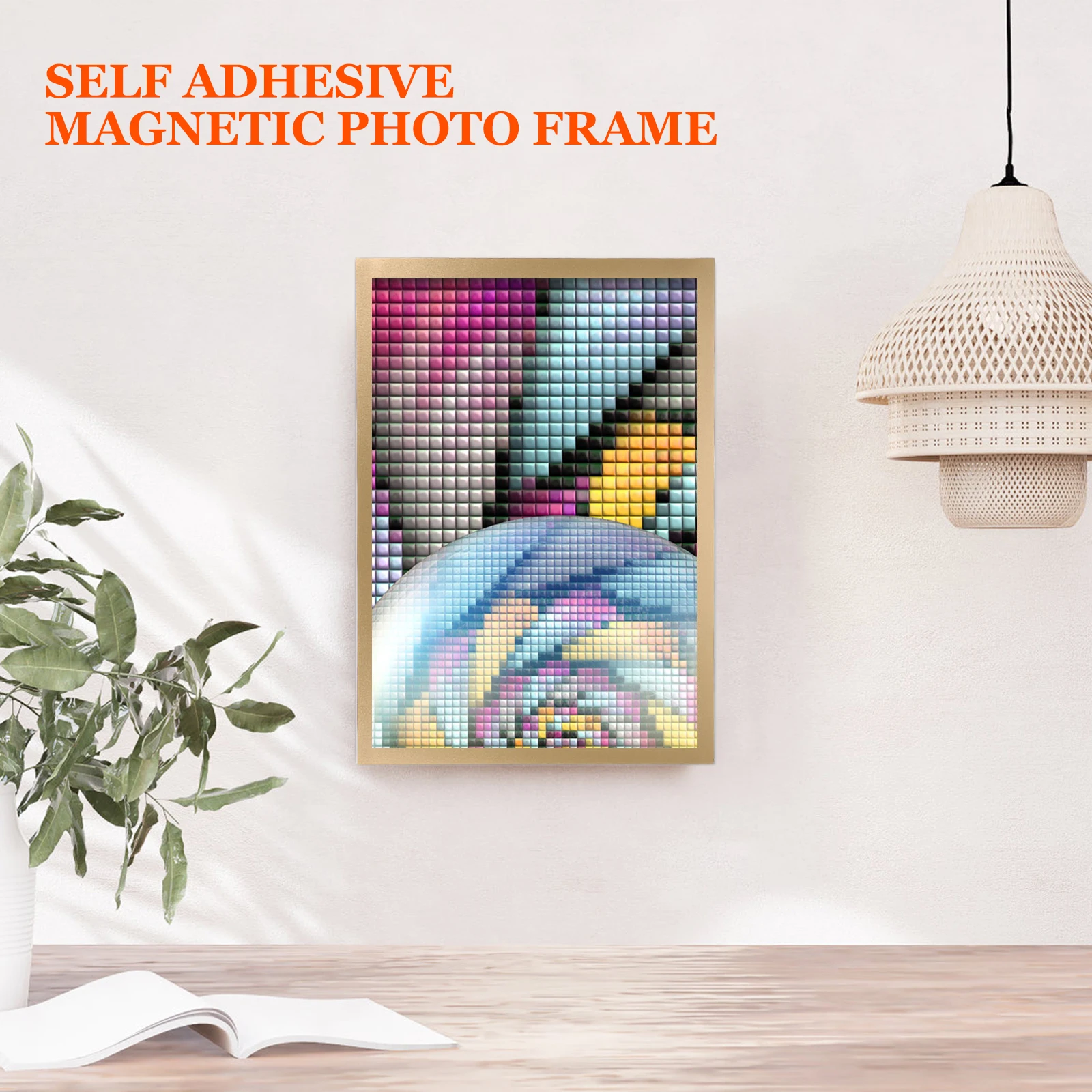 2 set Magnetic Picture Frame Wall Hanging Photo Frames Reusable Self Adhesive Plastic Display Frame for
2 set Magnetic Picture Frame Wall Hanging Photo Frames Reusable Self Adhesive Plastic Display Frame for