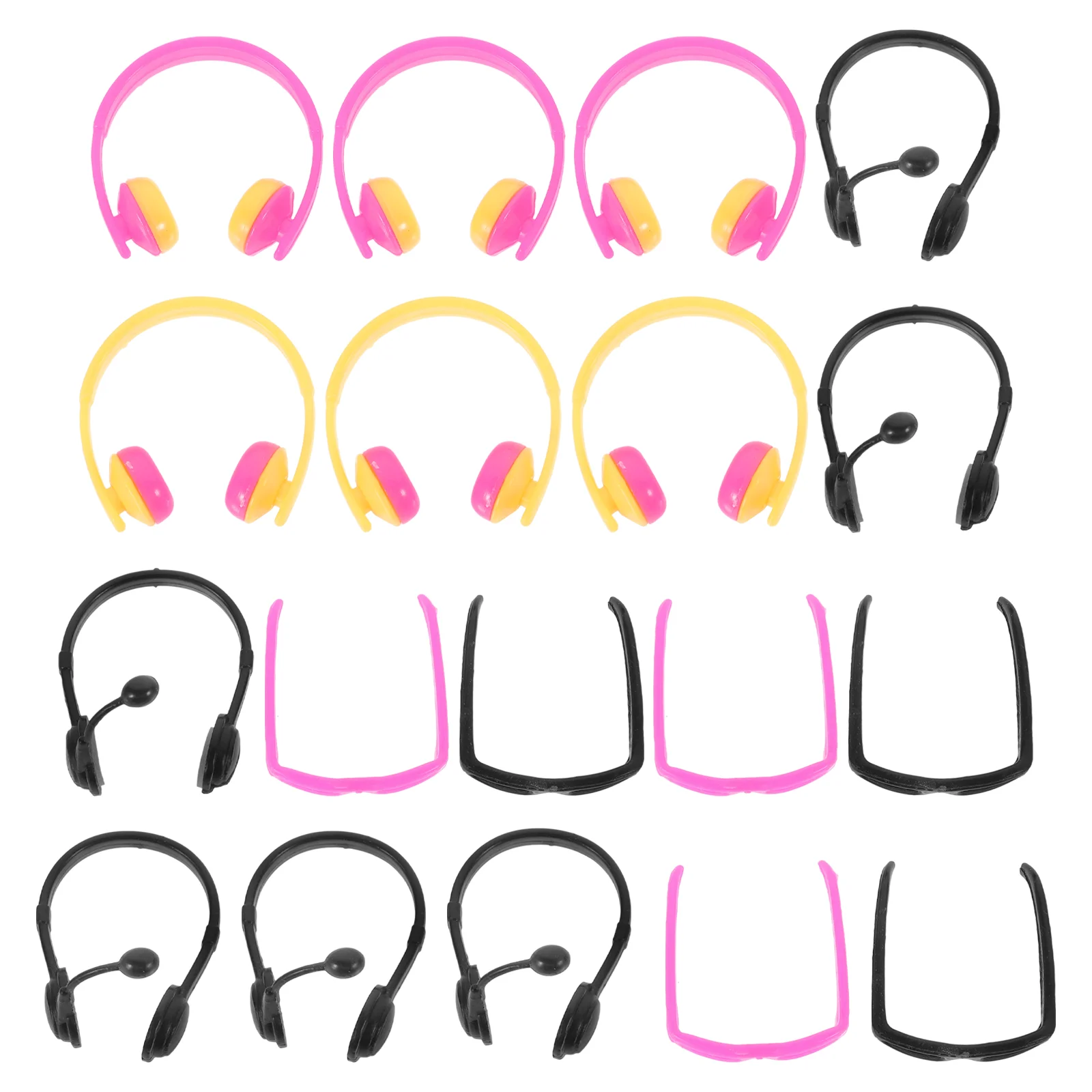 18 Pcs Mini Simulation Headphones Miniature Glasses Props Photo DIY Eyeglasses Plastic Girl Headset Crafts Decorations
18 Pcs Mini Simulation Headphones Miniature Glasses Props Photo DIY Eyeglasses Plastic Girl Headset Crafts Decorations