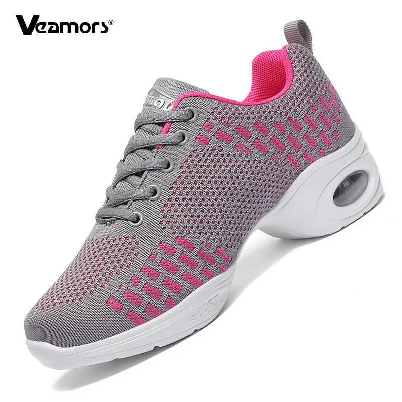 Light Soft Sole Women Dance Shoes Knitted Breathable Mesh Jazz Dancing Shoes Elastic Air Cushion Ballroom Shoes for Tango Latin
Light Soft Sole Women Dance Shoes Knitted Breathable Mesh Jazz Dancing Shoes Elastic Air Cushion Ballroom Shoes for Tango Latin