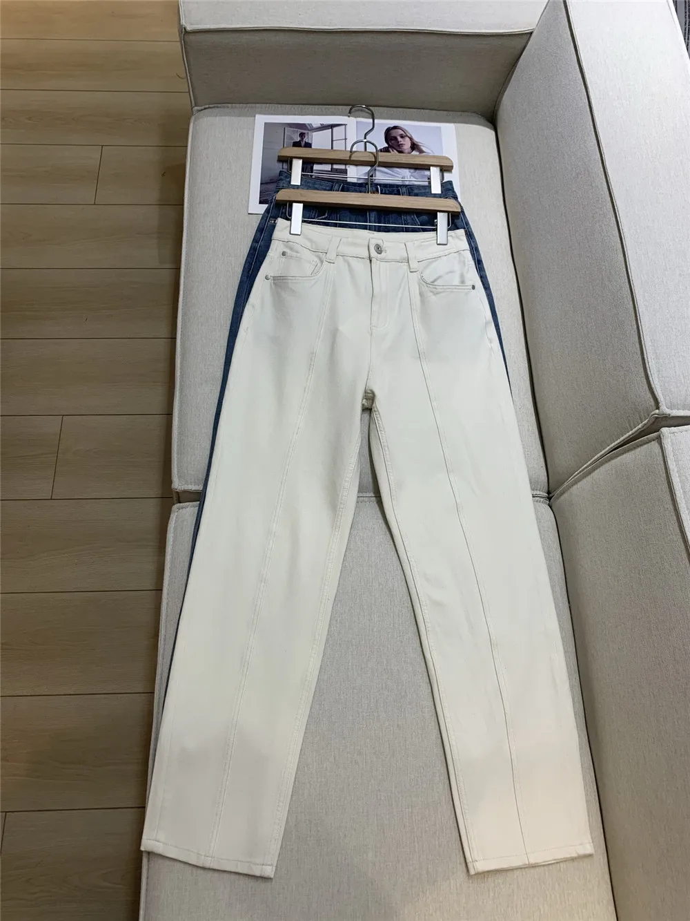 Women's High Waist Straight Jeans Stretch Thin Cotton Fashion All-match Casual Trousers
Women's High Waist Straight Jeans Stretch Thin Cotton Fashion All-match Casual Trousers