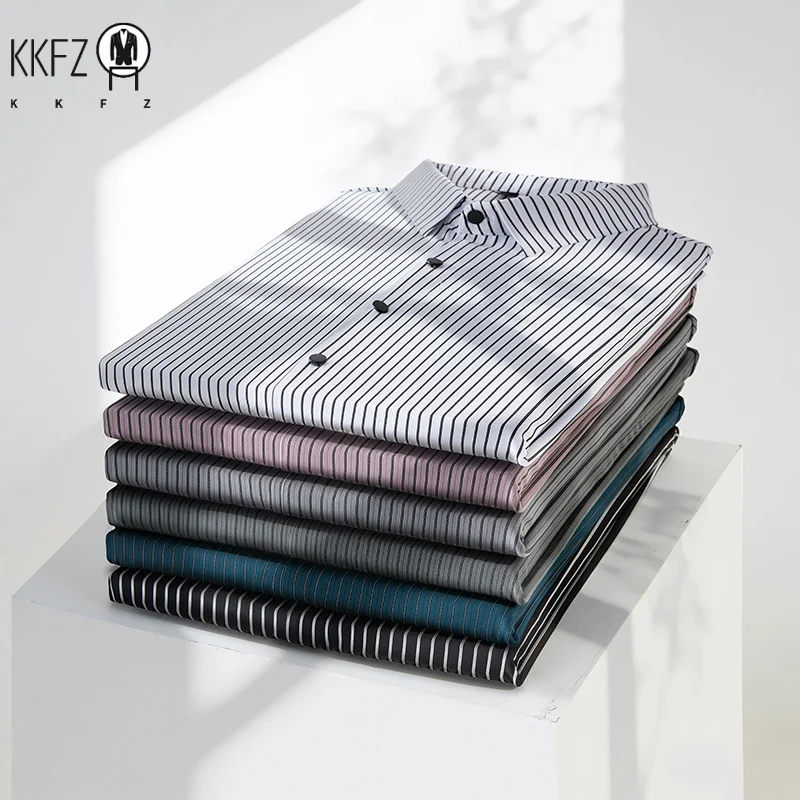 Mens Striped Short Sleeve Shirt Loose Fit Casual Button Down Lapel Collar Breathable Fabric For Daily Outdoor Activities
Mens Striped Short Sleeve Shirt Loose Fit Casual Button Down Lapel Collar Breathable Fabric For Daily Outdoor Activities