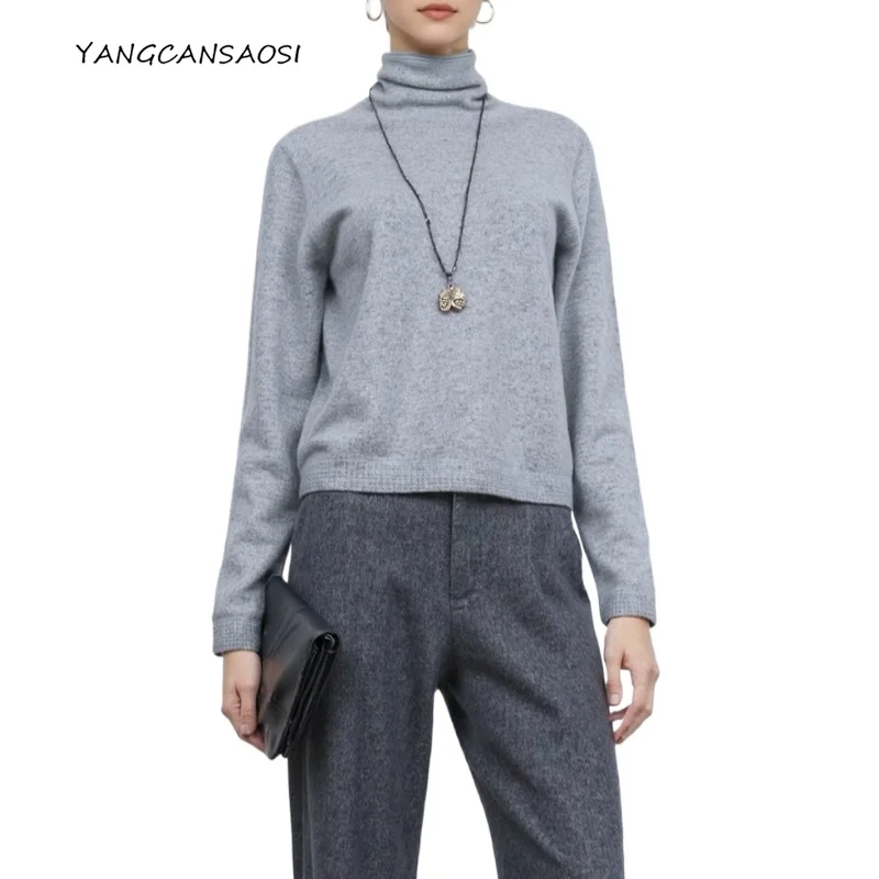 2025 Women's Winter Clothing Stacked High Collar 100% Wool Loose Inner Long Sleeve Skin-friendly Solid Color Knitted Sweater
2025 Women's Winter Clothing Stacked High Collar 100% Wool Loose Inner Long Sleeve Skin-friendly Solid Color Knitted Sweater