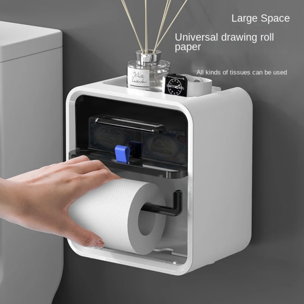 Держатель для салфеток в ванной комнате, настенная водонепроницаемая стойка для аксессуаров
Держатель для салфеток в ванной комнате, настенная водонепроницаемая стойка для аксессуаров