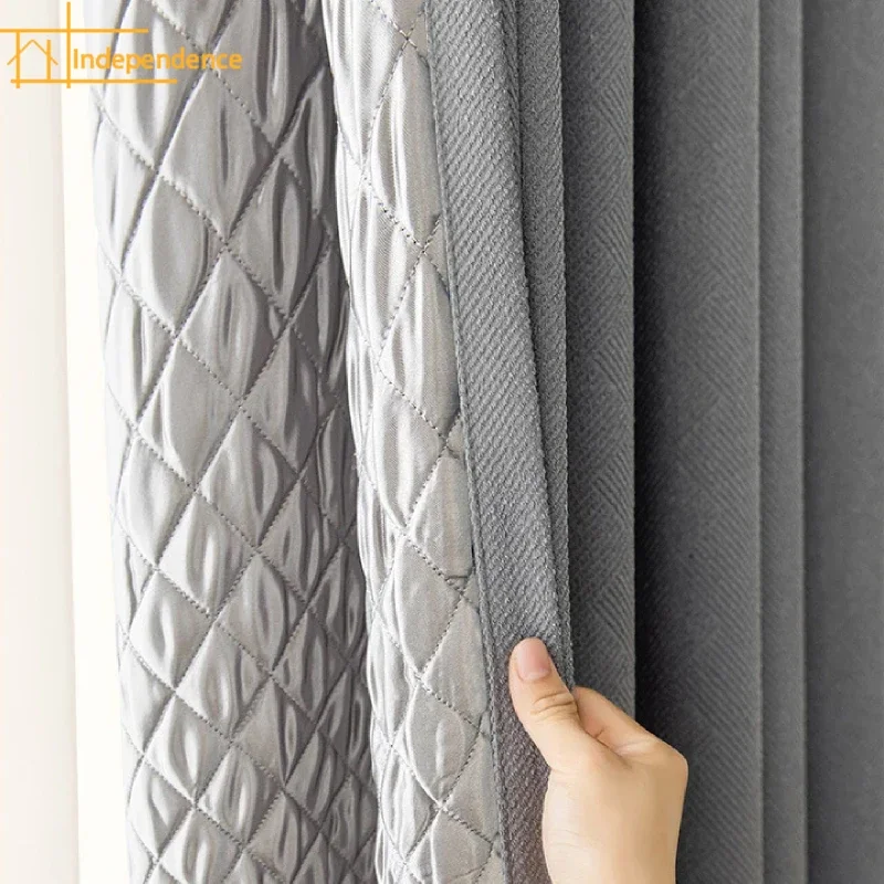 New Modern Curtains for Living Dining Room Bedroom Acoustic Curtain Cotton Linen Blackout Thickened Insulation Curtain Custom
New Modern Curtains for Living Dining Room Bedroom Acoustic Curtain Cotton Linen Blackout Thickened Insulation Curtain Custom