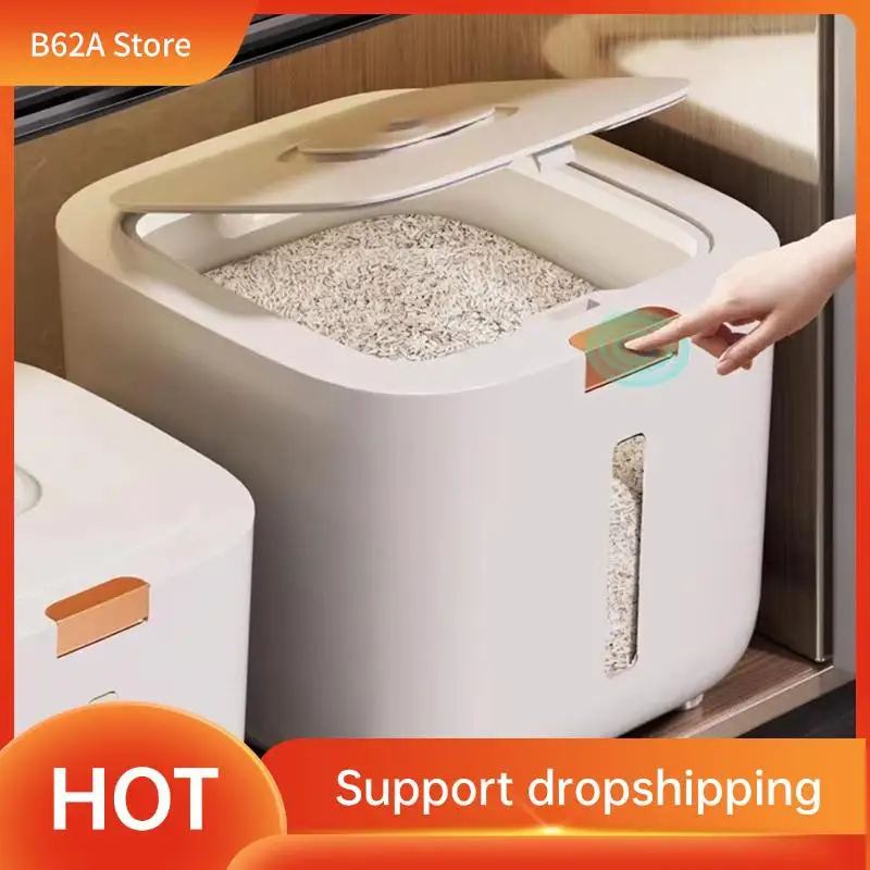 B62A Household Rice Barrel, Insect-Proof And Moisture-Proof Food-Grade Rice Cylinder, Rice Flour Storage Tank
B62A Household Rice Barrel, Insect-Proof And Moisture-Proof Food-Grade Rice Cylinder, Rice Flour Storage Tank