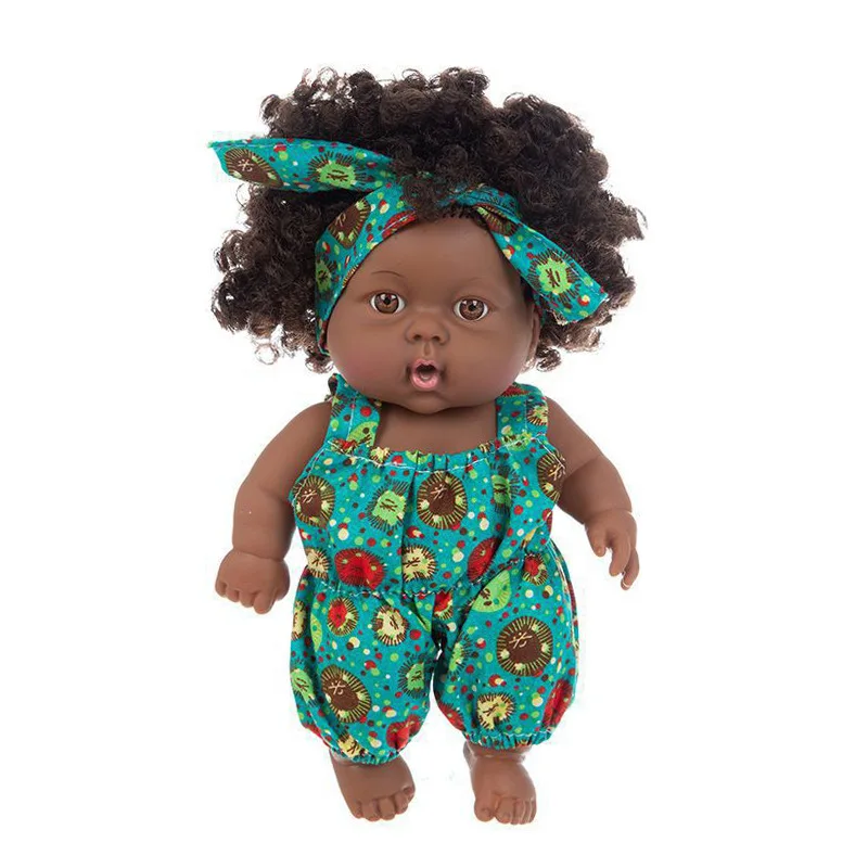8 inch Simulation Reborn Doll Lifelike African Baby Doll Realistic Soft Vinyl Newborn Dolls with Clothes Children's Gifts
8 inch Simulation Reborn Doll Lifelike African Baby Doll Realistic Soft Vinyl Newborn Dolls with Clothes Children's Gifts