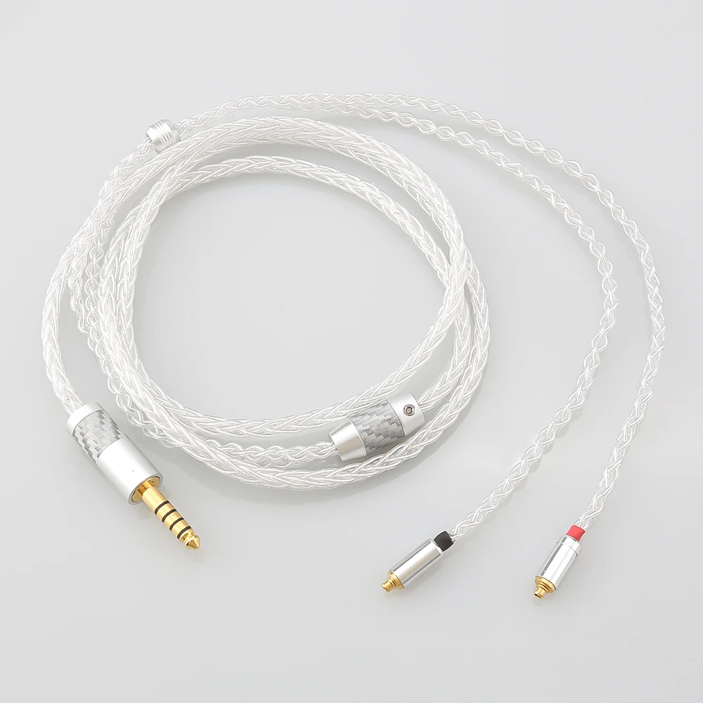 HIFI 2.5mm 3.5mm 4.4mm XLR 4pin Balanced 8 cores 99.99% Pure Silver Earphone Headphone upgraded Cable For MMCX AKG N5005 N40 N30
HIFI 2.5mm 3.5mm 4.4mm XLR 4pin Balanced 8 cores 99.99% Pure Silver Earphone Headphone upgraded Cable For MMCX AKG N5005 N40 N30