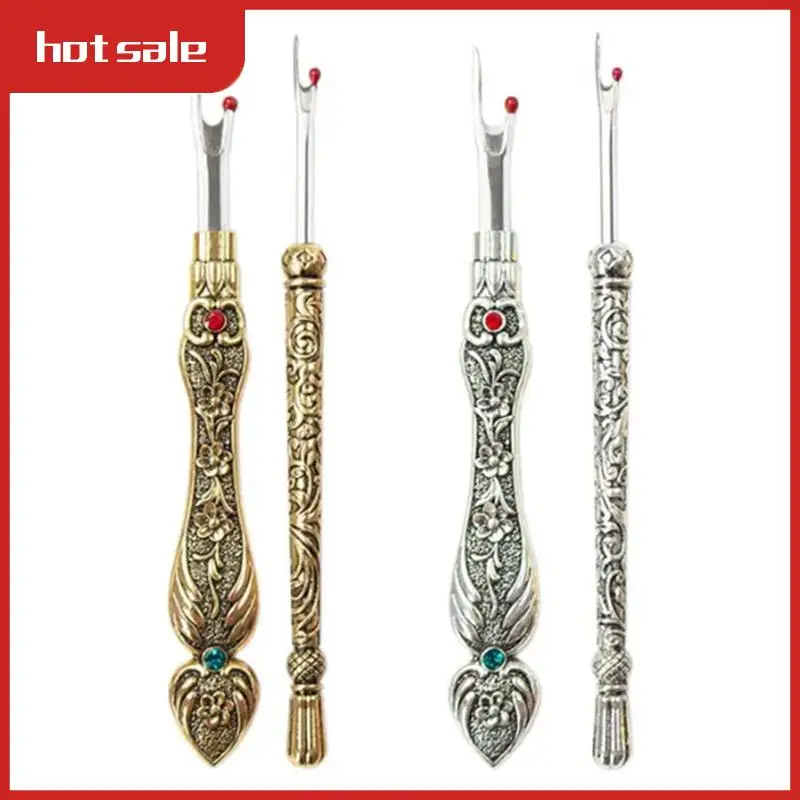 4Piece Sewing Seam Ripper Quick-Stitch Removal & Hole Cutting Remover Tool Gold&Silver
4Piece Sewing Seam Ripper Quick-Stitch Removal & Hole Cutting Remover Tool Gold&Silver