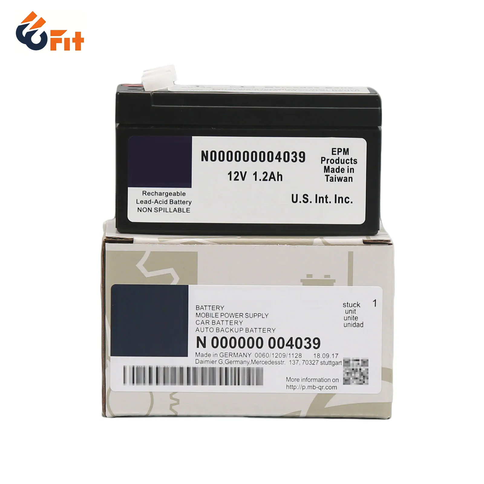 Auxiliary Battery N000000004039 12V 1.2Ah For Mercedes Benz CL ML R S Class W204 W221 W212 W164 Car Accessories
Auxiliary Battery N000000004039 12V 1.2Ah For Mercedes Benz CL ML R S Class W204 W221 W212 W164 Car Accessories