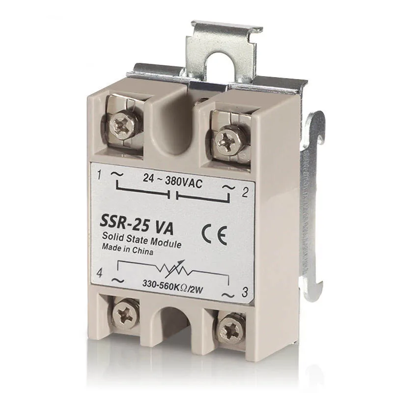 10PCS SSR-25VA Single-Phase Solid State Relay Voltage Regulator 25A SSR25VA
10PCS SSR-25VA Single-Phase Solid State Relay Voltage Regulator 25A SSR25VA