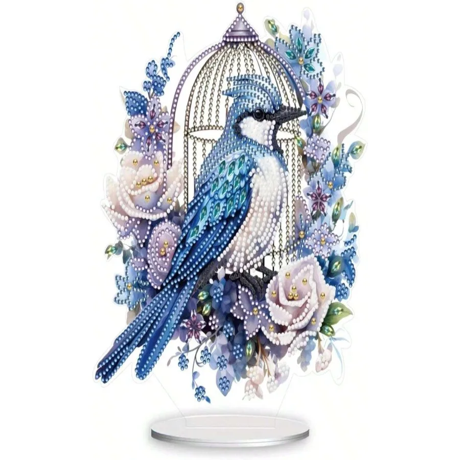 ACSAUMMY 5D Diamond Art Kit For Adults DIY Diamond Arts Painting Office Desk Ornament Tabletop Gem Painting Kit Acrylic Blue Va
ACSAUMMY 5D Diamond Art Kit For Adults DIY Diamond Arts Painting Office Desk Ornament Tabletop Gem Painting Kit Acrylic Blue Va