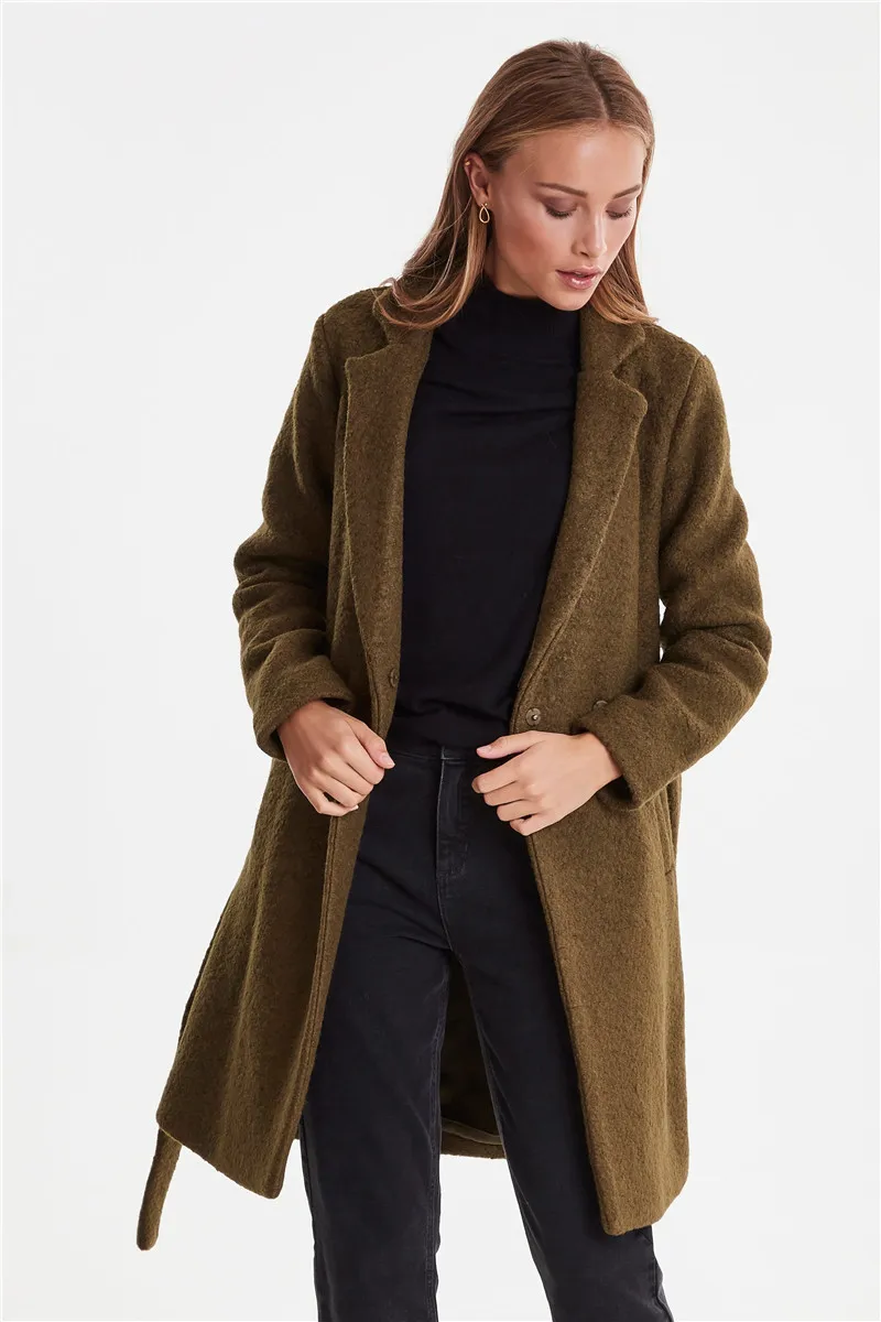 Женское пальто Long Sve из смеси шерсти, простой цвет, с поясом, весна-осень-зима, женский костюм Faion Ele
Женское пальто Long Sve из смеси шерсти, простой цвет, с поясом, весна-осень-зима, женский костюм Faion Ele