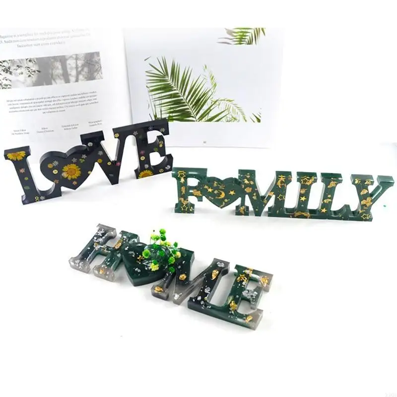 Love Home Family Знак смола Слово Слово лика формы силиконовые эпоксидные буквы
Love Home Family Знак смола Слово Слово лика формы силиконовые эпоксидные буквы