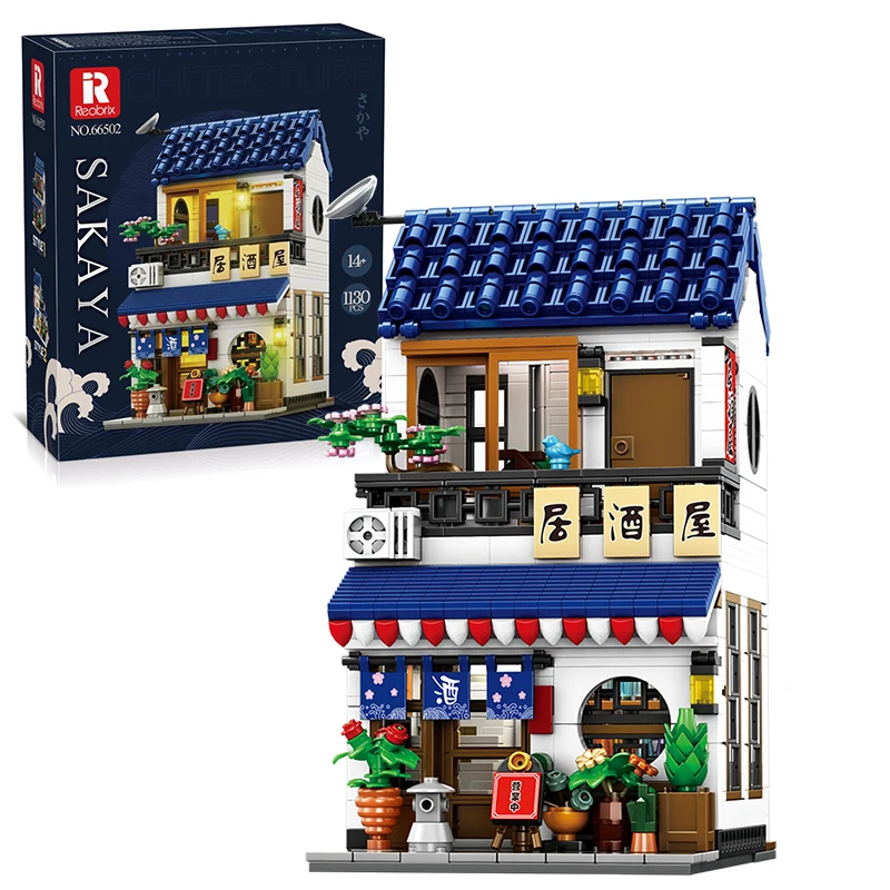 1130PCS Japanese Style Izakaya Building Blocks 2 in 1 Model With Light Bricks Desktop Decoration Kids DIY Toys Holiday Gifts
1130PCS Japanese Style Izakaya Building Blocks 2 in 1 Model With Light Bricks Desktop Decoration Kids DIY Toys Holiday Gifts