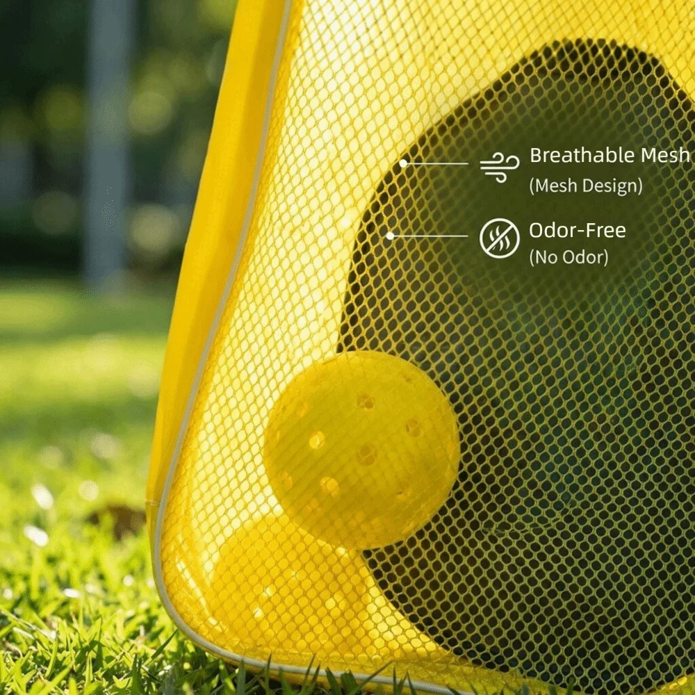 Multi-porpose Pickleball Racket Bag Yellow Blue Mesh Breathable Training Backpack Light Weight Handheld Storage Bag Outdoor
Multi-porpose Pickleball Racket Bag Yellow Blue Mesh Breathable Training Backpack Light Weight Handheld Storage Bag Outdoor