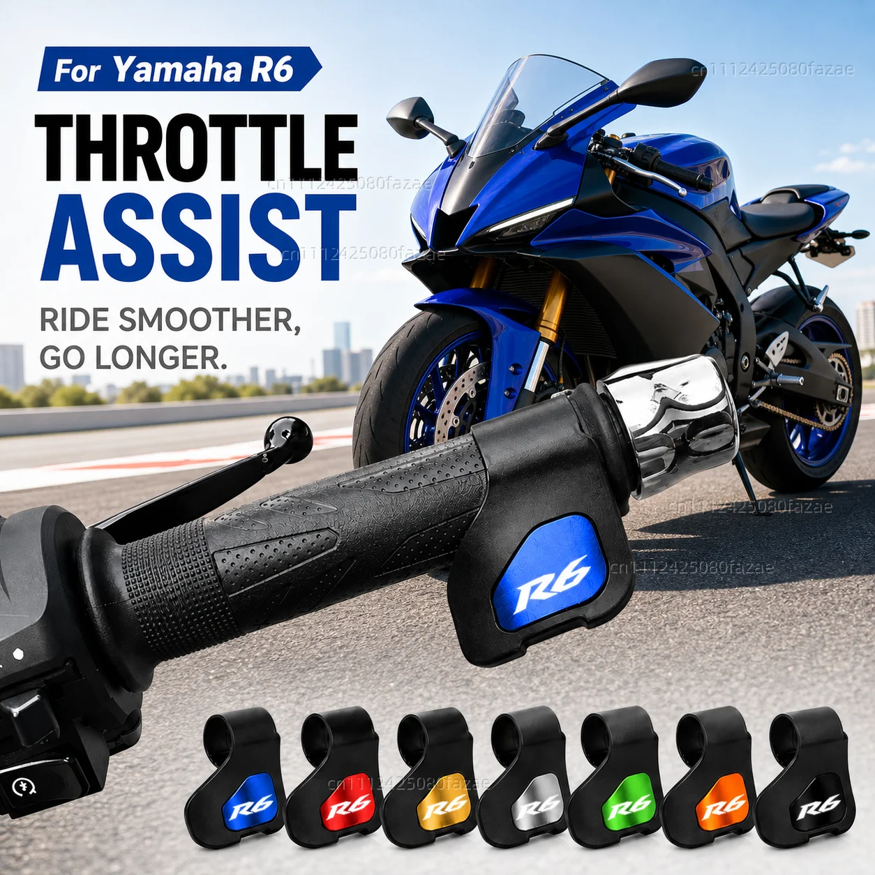For Yamaha YZFR6 YZF R6 R6S 1999-2015 2005 2007 2010 Motorcycle Throttle Assistant Clip Labor Saver Acceleration Labor-saving
For Yamaha YZFR6 YZF R6 R6S 1999-2015 2005 2007 2010 Motorcycle Throttle Assistant Clip Labor Saver Acceleration Labor-saving
