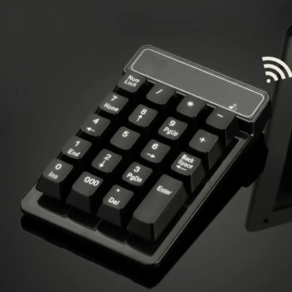 Waterproof Numeric Keypad USB Keyboard Black Mechanical Keys 10M Wireless Range Portable Number Pad for PC Computers
Waterproof Numeric Keypad USB Keyboard Black Mechanical Keys 10M Wireless Range Portable Number Pad for PC Computers