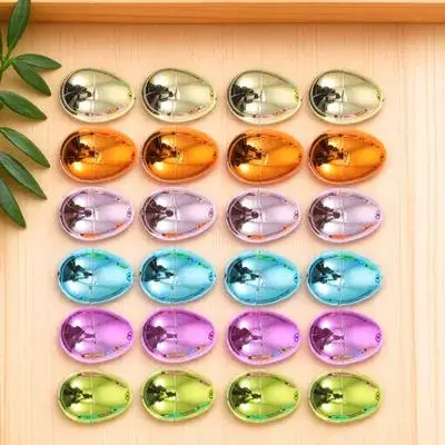 24pcs Plastic Easter Eggs Decorative Fillable Empty Toys Bright Decorative Easter Egg Festival Gifts Home Accessories
24pcs Plastic Easter Eggs Decorative Fillable Empty Toys Bright Decorative Easter Egg Festival Gifts Home Accessories