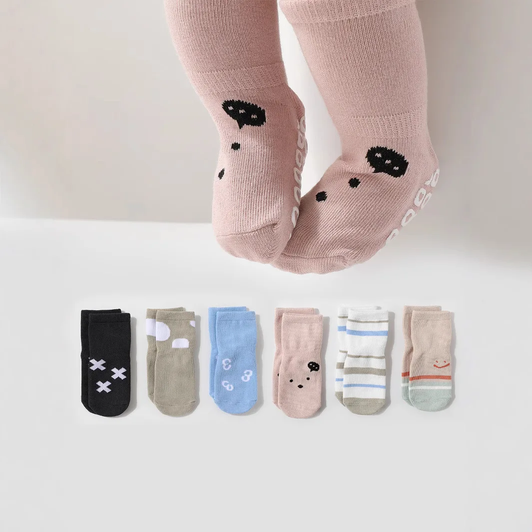 6 Pairs/Lot Baby Anti-Slip Socks Soft Cotton Toddler Socks Infant Newborn Floor Stockings for Girls and Boys Accessories
6 Pairs/Lot Baby Anti-Slip Socks Soft Cotton Toddler Socks Infant Newborn Floor Stockings for Girls and Boys Accessories