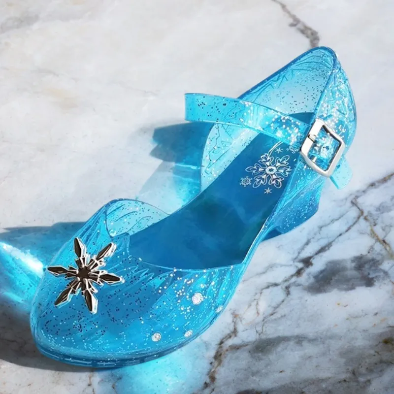 Children's Sandals Summer Crystal Led Shoes Classic Frozen Princess Elsa Jelly High Heels Party Dance Blue Shoes Size 26-35
Children's Sandals Summer Crystal Led Shoes Classic Frozen Princess Elsa Jelly High Heels Party Dance Blue Shoes Size 26-35