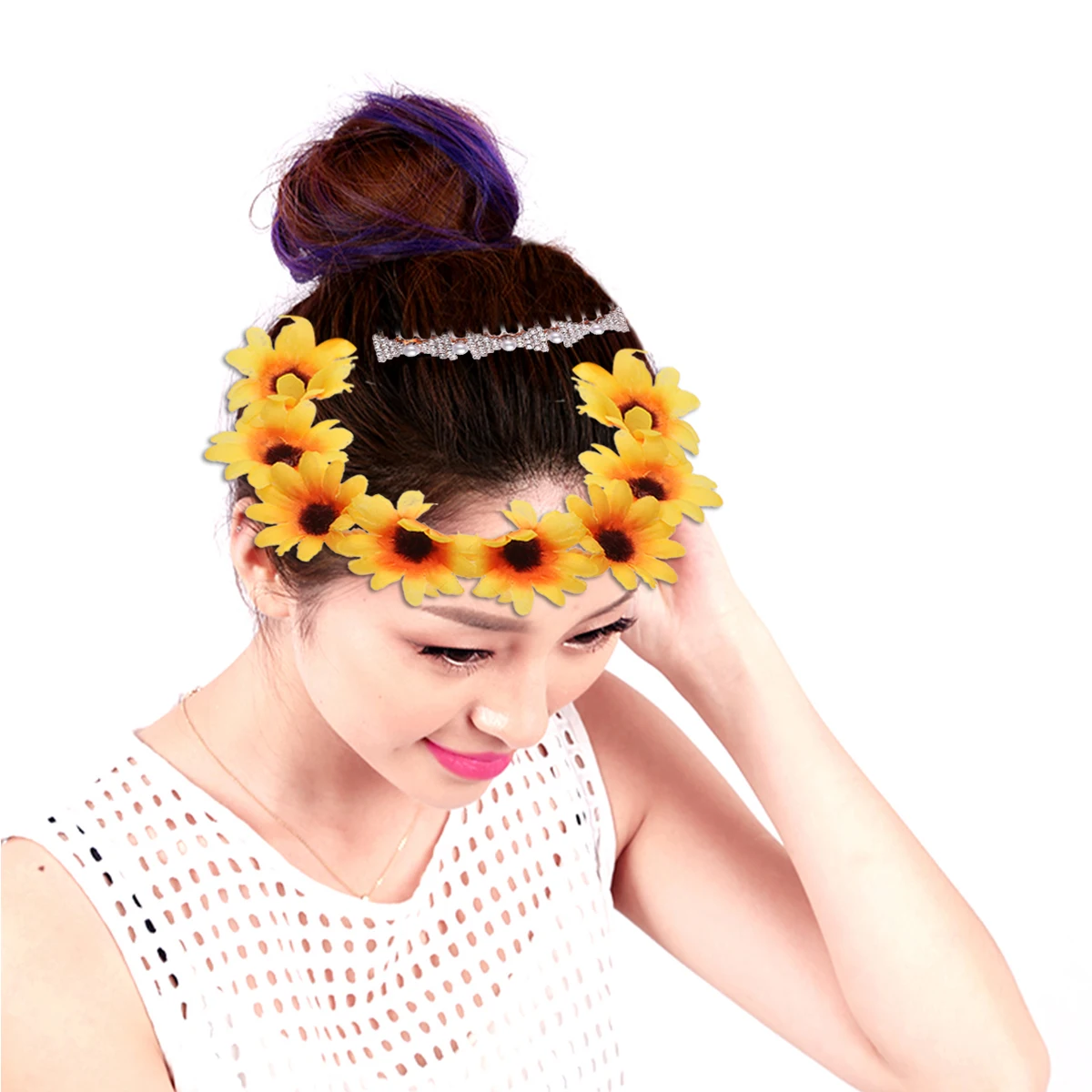 2pcs Daisy Headband Floral Crown Kids Hairband Comfortable Seaside Decor Women Girls Photos Prop Birthday Gift Hair Accessories
2pcs Daisy Headband Floral Crown Kids Hairband Comfortable Seaside Decor Women Girls Photos Prop Birthday Gift Hair Accessories